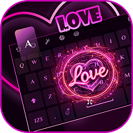 Neon Love Theme : LED Keyboard App